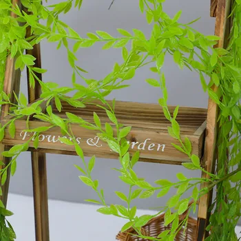100cm 5Forks Padirbtų Augalų Sienos Kabo Modeliavimas Augalų Rotango Dirbtiniai Augalai, Gėlės, Vestuvių Dekoravimas Lapų Augalai Namuose Deco