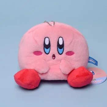 10CM Animacinių filmų Gyvūnų iškamšų Kirby Pliušinis Žaislas Žvaigždė Kirby Monetos Rankinėje Ausinių Saugojimo Maišelis Kawaii Anime Mielas Minkštas Plushie Žaislai Dovana