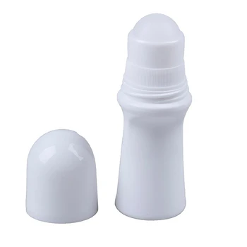 1pc 30ml Plastiko Balta Roll Butelis Tuščias Daugkartiniai Dezodorantas Konteineriai, Plastikiniai Roller Ball Kelionės Kosmetikos Bakas