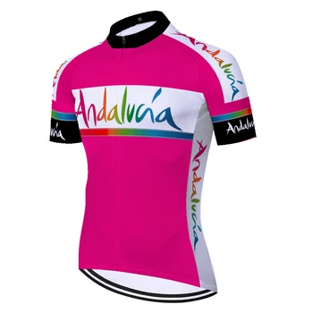 2021 komanda Ispanijos ANDALŪZIJOS maillots ciclismo vyrų dviračių džersis vasaros orui quick dry dviračių marškinėliai vyrams maillot dviračių homme