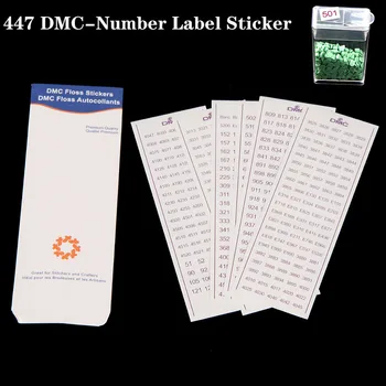 447 DMC-Numerio Etiketė, Lipdukas Deimantų Saugykla Etiketės, Lipdukai Diamond Dažymo Priedų Siuvinėjimo Įrankiai talpinimo (Butelis)