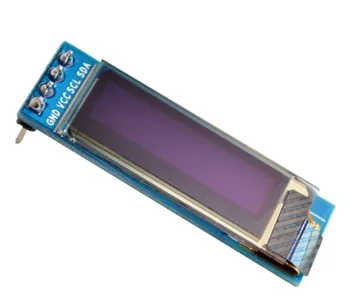Balta, Mėlyna spalva 128X64 OLED LCD LED Ekrano Modulis Arduino 0.91 0.96 1.3 I2C IIC Serijos nauji originalus su CaseI