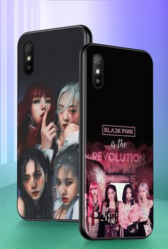 BlakPinks Lisa už Xiaomi Redmi 10X Pro 5G 9A 9I 9T 9 EIKITE K40 K30 K20 Ultra 8 7 6 5 4X Pro Soft Black Telefono dėklas