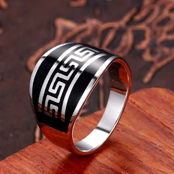 BOCAI Naujas Nekilnojamojo kieta s925 sidabro papuošalai madingi valdinga Vyro žiedas aukštos kokybės krištolo klijai romantiška asmenybė žiedas