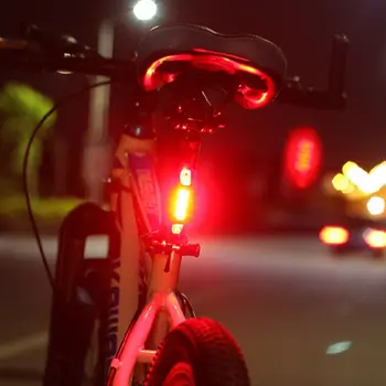 Galinis Žibintas dviračių led signalizacijos, priekiniai ir galiniai dviračių žibintai dviračių saugos žibintuvėlis už naktį