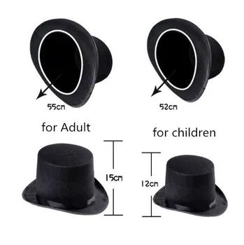 Helovinas skrybėlę magija skrybėlės džiazo skrybėlę Tėvų-vaikų bžūp Šalių rekvizitai Suaugusiųjų ir vaikų