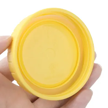 JAV AKCIJŲ 4Pcs 70mm Mason Jar Dangteliai Plastikiniai Sandarus Pakeitimo Kepurės Dangteliai Silikono Sandarinimo O Žiedai Canning Geriamojo Stiklainių Dangteliai