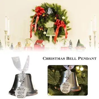 Kalėdų Papuošalai Angelas Sparnų Bell Šalies Šeimos Švenčių Dekoravimas Metalo Bell Kalėdų Eglutės Pakabinti Pakabukas Naujųjų Metų 2021