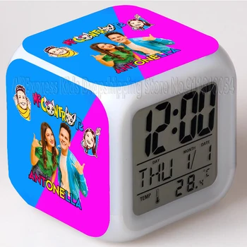 Man Contro Te Statulėlės LED Laikrodis-Žadintuvas Spalvinga Touch Šviesos Juguetes Pav Žaislai Vaikams, Vaikų Berniukų Mergaičių