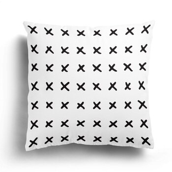 Modernių namų kambarį apdaila užvalkalas sofa cover 45*45cm pagalvėlė padengti 60x60cm Šiaurės 50X50 rudenį juoda balta paprasta