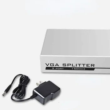 MT-VIKI 2Port VGA Splitter 1 2 Įvesties Išvesties HD Video Splitter 1 Priimančiosios Kompiuterio Prijungti Du Monitoriai Splitter MT-1502
