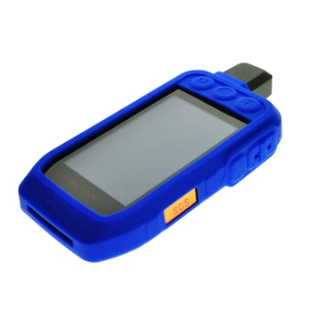 Mėlynos Gumos, Silikono Apsaugoti Odą Atveju Handheld GPS Garmin Alfa 200i Alpha200i Priedai