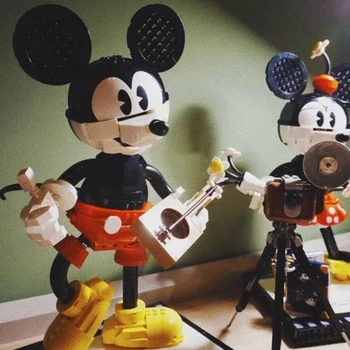 Nauja Idėja Disney Mickey Minnie Mouse 43179 Modelis Plytų Kūrybos 