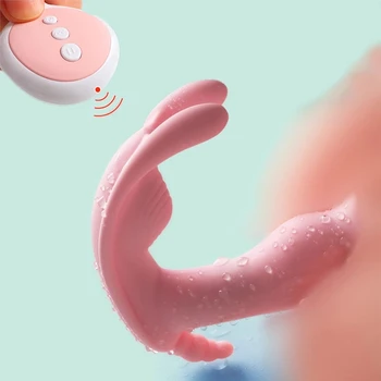 Nešiojami Drugelis Dildo Vibratorius Suaugusiųjų Sekso Žaislai Moterims, G Spot Klitorio Stimuliatorius Belaidžio Nuotolinio Valdymo Vibrador Panties18