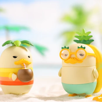 POP MART Duckoo Atogrąžų Saloje Serijos Blind Lauke Kolekcines Veiksmų Kawaii Anime Žaislas Duomenys Gimtadienio Dovana Aklas Žaislai