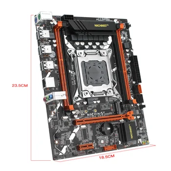 STAKLININKAS X79 motininė Plokštė LGA 2011 m. Paramos Xeon E5 2650 V2 V1 CPU Procesorius DDR3 ECC RAM Atminties SATA NVME M. 2 M-ATX X79-Z9-D7