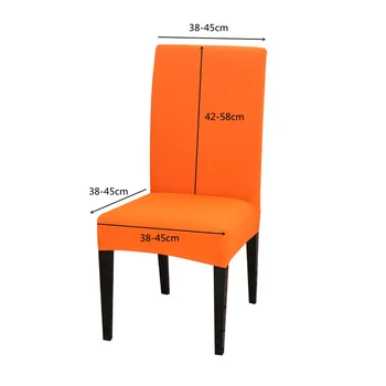 Valgomojo kėdės padengti Slipcover Nuimamas Anti-purvinas, Sėdynės, Kėdė Padengti Spandex Virtuvės Padengti Pokylių apima valgomojo kėdės.