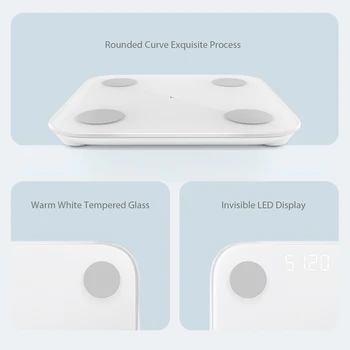 Xiaomi Mi mijia Smart Kūno Riebalų Sudėtis Masto 2 